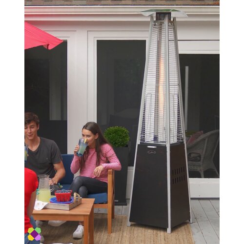 Fire Sense Coronado Pyramid Flame 40,000 BTU Propane Patio Heater